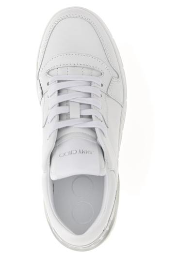 Shop Jimmy Choo Florence Sneakers In White