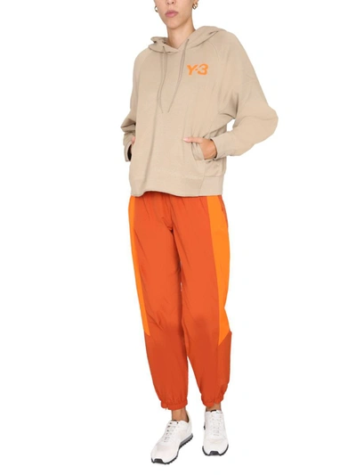 Shop Y-3 Jogging Pants In Orange