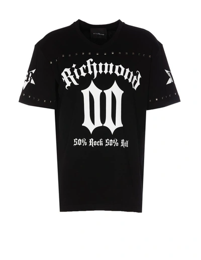 Shop John Richmond T-shirts And Polos In Black
