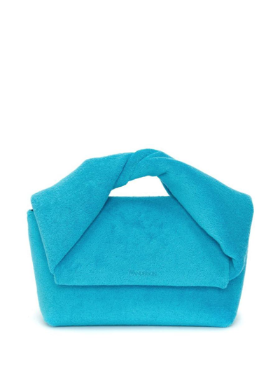 Shop Jw Anderson Shopping Bags In Turquoise