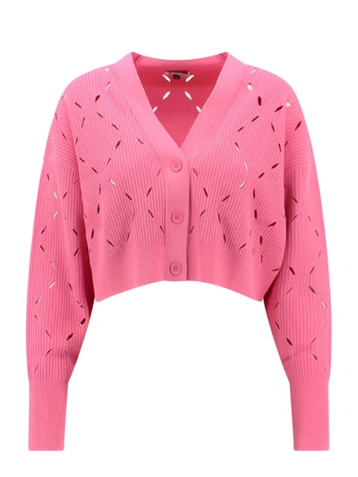 Shop K Krizia Cardigan In Pink