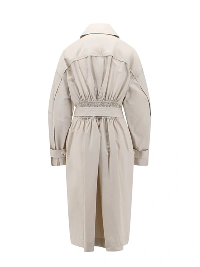 Shop K Krizia Trench In Beige