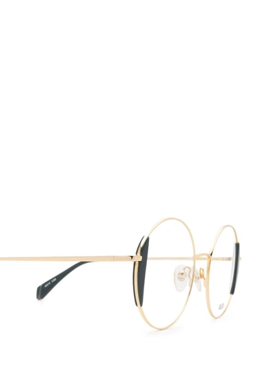 Shop Kaleos Eyeglasses In Gold &amp; Green