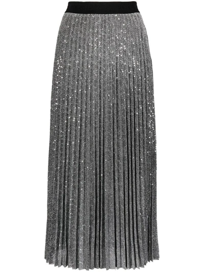 Shop Karl Lagerfeld Skirts In Silver