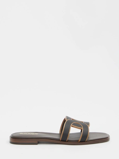 Shop Tod's Kate Leather Sandals