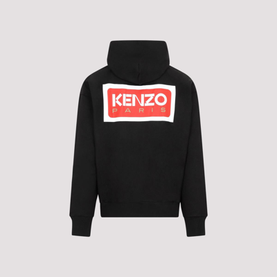 Shop Kenzo Paris Oversized Hoodie Sweatshirt In Black