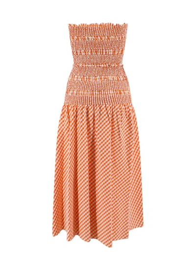 Shop Kenzo Paris Dress In Orange