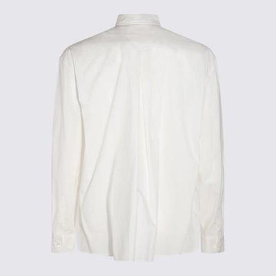 Shop Kenzo White Multicolour Cotton Shirt In Beige