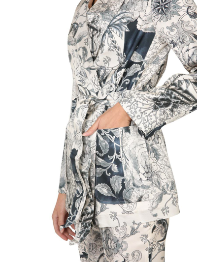 Shop Etro Kimono Jacket In Multicolor