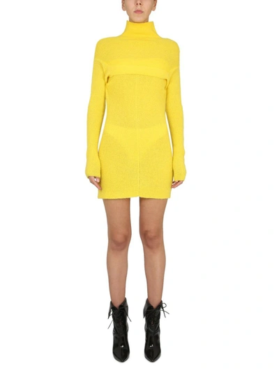 Shop Philosophy Di Lorenzo Serafini Knit Dress In Yellow