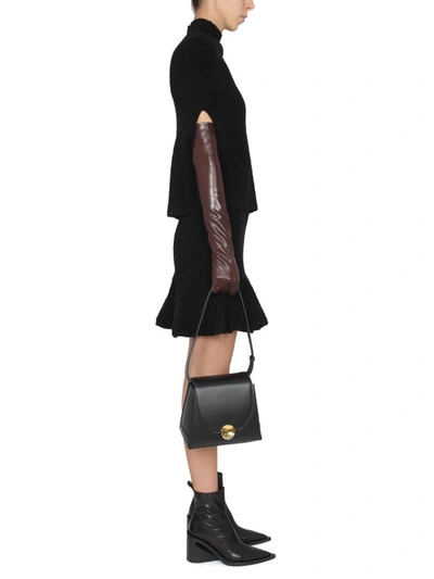 Shop Jil Sander Knitted Midi Skirt In Black