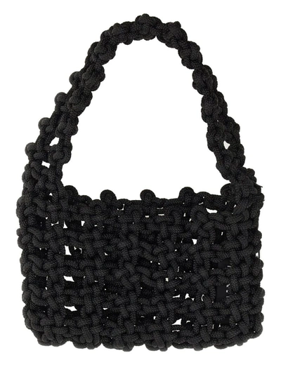 Shop Kara Knot Shoulder Bag In Black