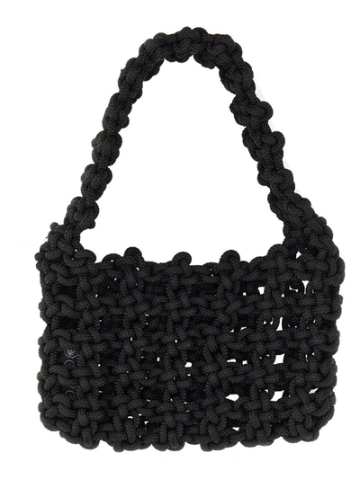 Shop Kara Knot Shoulder Bag In Black