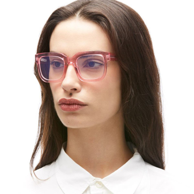 Shop Kuboraum Eyeglass In Pink