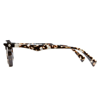 Kuboraum Mask Q2 - Grey / Yellow Havana Rx Sunglasses In Havana