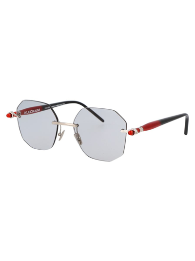Shop Kuboraum Sunglasses In Si Rd Grey1