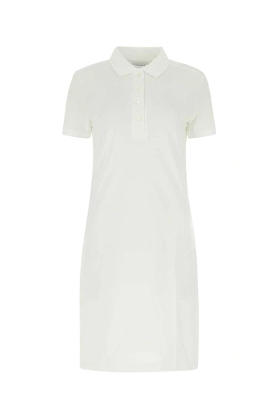 Shop Lacoste Dress In White