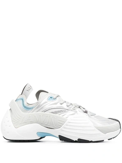 Shop Lanvin Flash-x Sneakers Shoes In M2 Silver