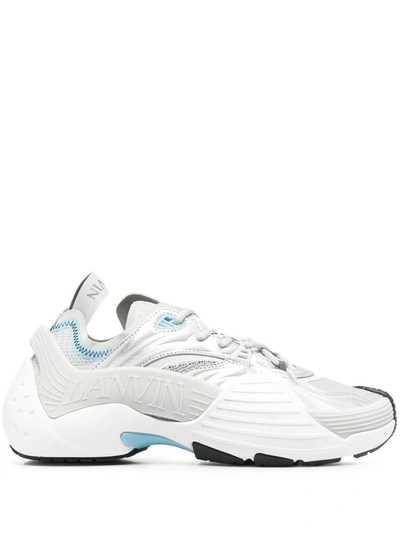 Lanvin Flash X Low-top Sneakers In M2 Silver