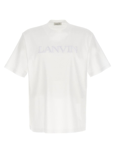 Shop Lanvin Classic  Paris T-shirt In White