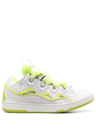 Shop Lanvin Sneakers Curb Shoes In White