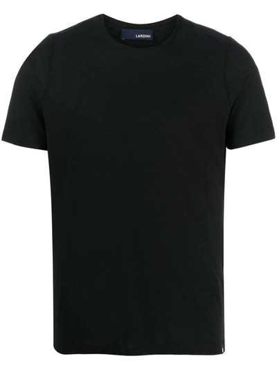 Shop Lardini Crew-neck T-shirt In Black