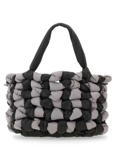 Shop Jw Anderson J.w. Anderson Large Woven Tote Bag In Black