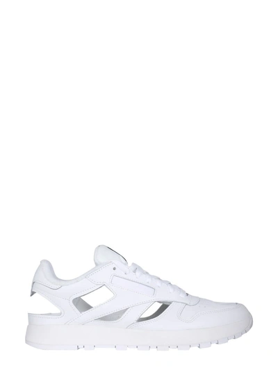 Shop Maison Margiela X Reebok Leather Sneaker In White