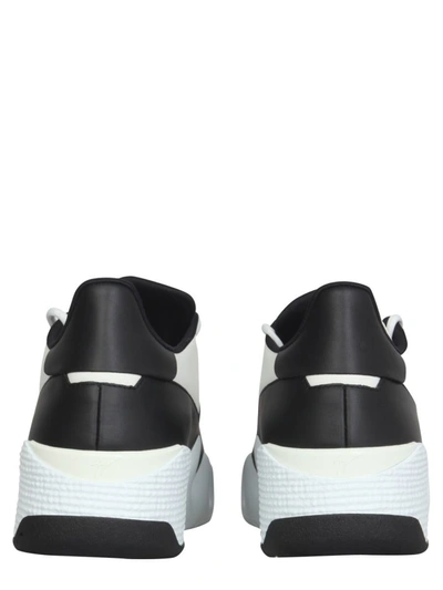 Shop Giuseppe Zanotti Leather Talon Sneakers In Multicolor