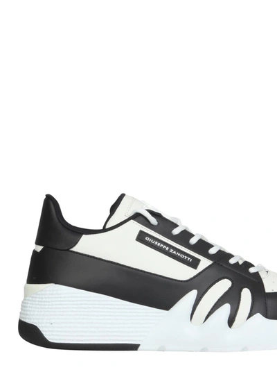 Shop Giuseppe Zanotti Leather Talon Sneakers In Multicolor