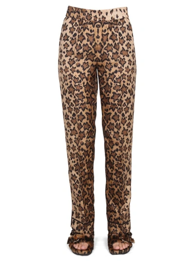 Shop Red Valentino Leo Star Print Pants In Multicolor