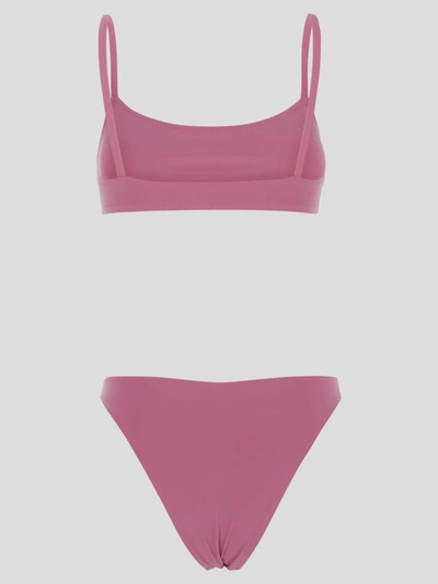 Shop Lido Low Waist Bikini In <p> Low Waist Bikini In Pink Polyamide