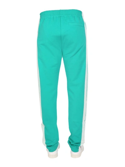 Shop Mouty Logo Embroidery Jogging Pants In Green