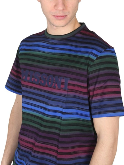 Shop Missoni Sport Logo Print T-shirt In Multicolor