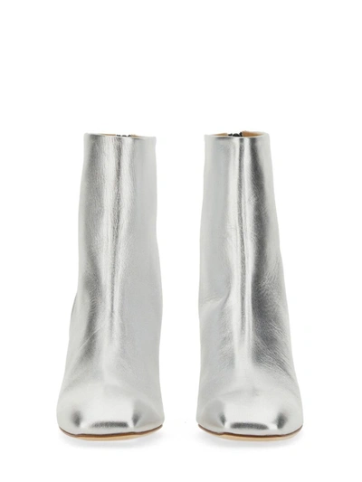 Shop Aeyde Lola Boots In Silver