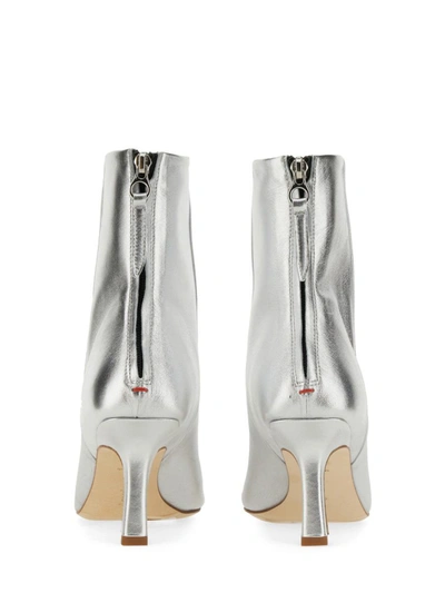 Shop Aeyde Lola Boots In Silver