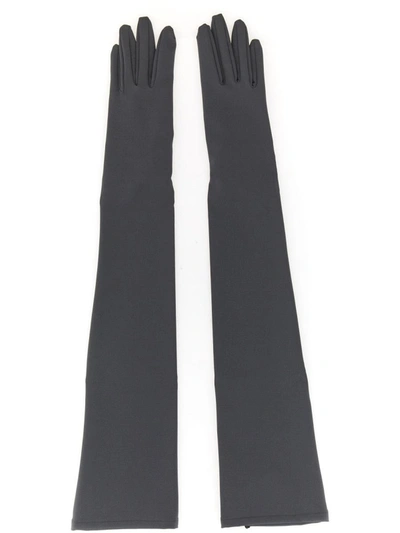 Shop Dolce & Gabbana Long Gloves. In Grey