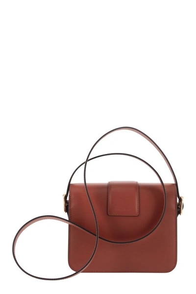 Shop Longchamp Box-trot - Shoulder Bag S In Brick