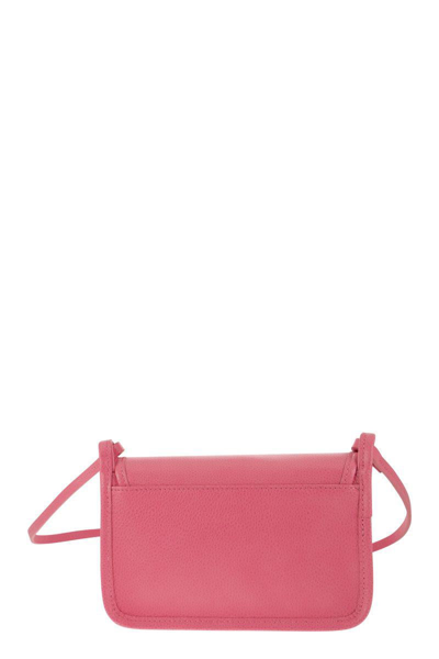 Shop Longchamp Le Foulonne' - Wallet On Chain In Pink