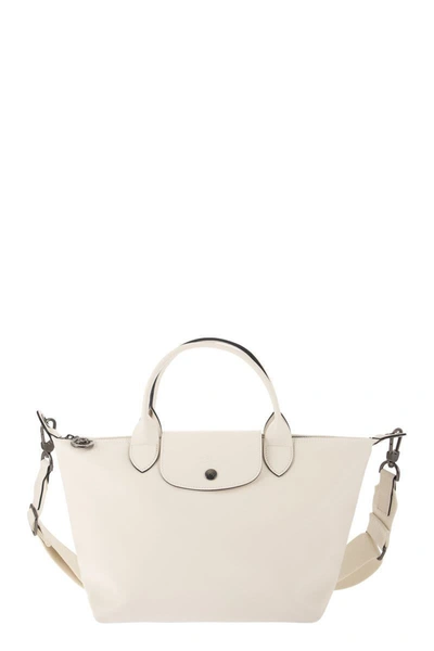 Shop Longchamp Le Pliage Xtra - Leather Handbag In Chalk