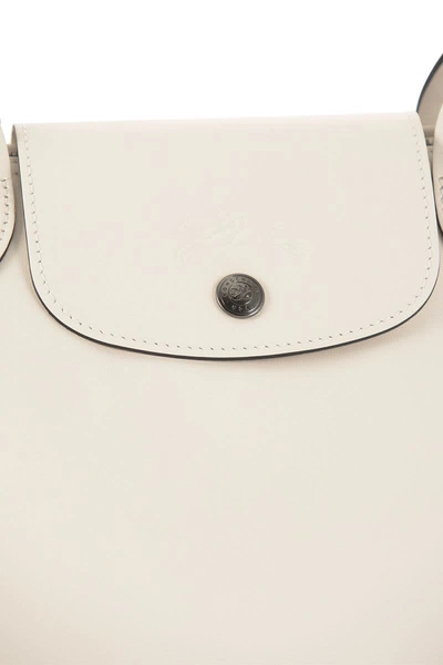 Shop Longchamp Le Pliage Xtra - Leather Handbag In Chalk
