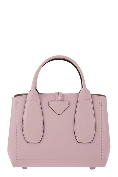 Shop Longchamp Roseau - Bag With Handle S In Pink