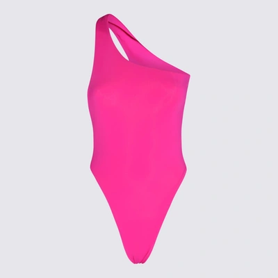 Shop Louisa Ballou Pink Swimsuit In Fuchsia