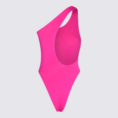 Shop Louisa Ballou Pink Swimsuit In Fuchsia
