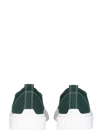 Shop Ami Alexandre Mattiussi Low-top Sneaker Unisex In Green