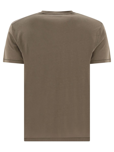 Shop Tom Ford Lyocell T-shirt In Green