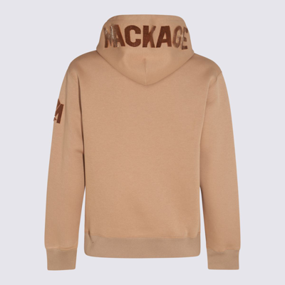 Shop Mackage Camel Cotton Sweatshirt In Brown