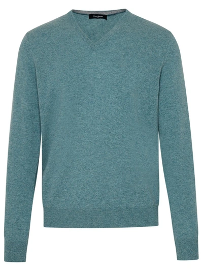 Shop Gran Sasso Aquamarine Cashmere Sweater In Light Blue