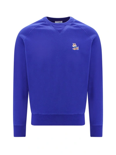 Shop Maison Kitsuné Sweatshirt In Blue