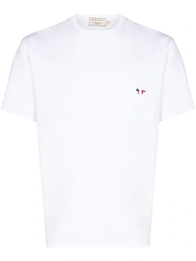 Shop Maison Kitsuné T-shirt In White